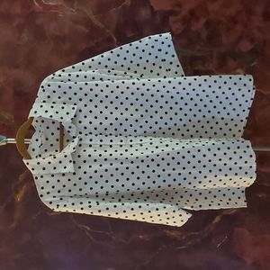 ACCEPTING ALL REASONABLE OFFERS American Sweetheart Polka Dot Blouse XXL